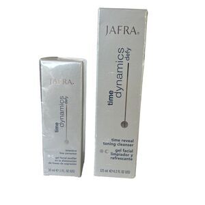 Jafra Time Dynamics Defy Time Reveal Toning Cleanser & Intensive Line Corrector